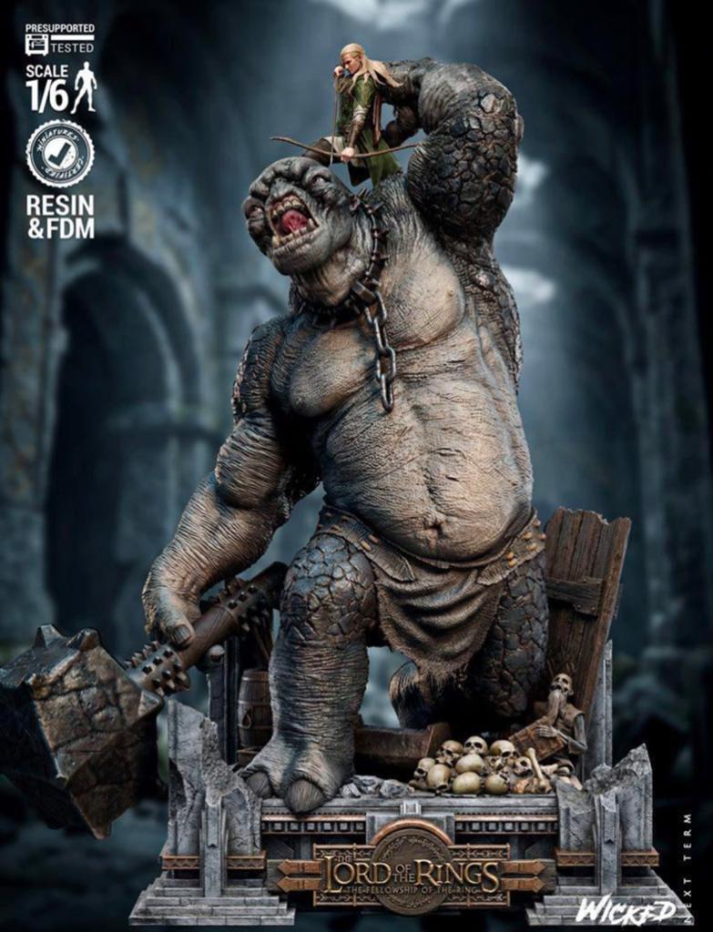 Lord of the Rings! Custom Handpainted Statue’s, Verzamelen, Beelden en Beeldjes, Nieuw, Ophalen of Verzenden