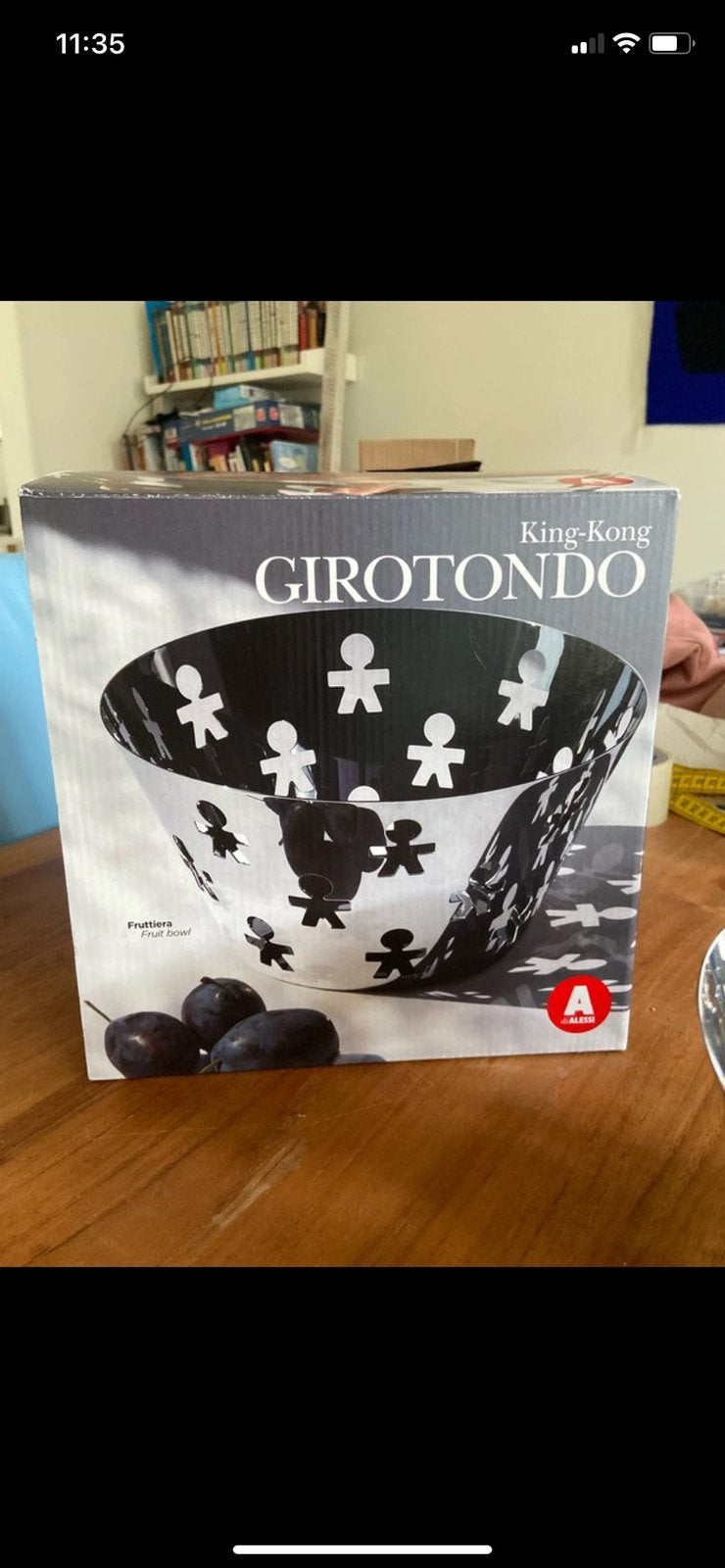 Fruitschaal Alessi. King-kong, Overige materialen, Nieuw, Ophalen of Verzenden, Schaal of Schalen