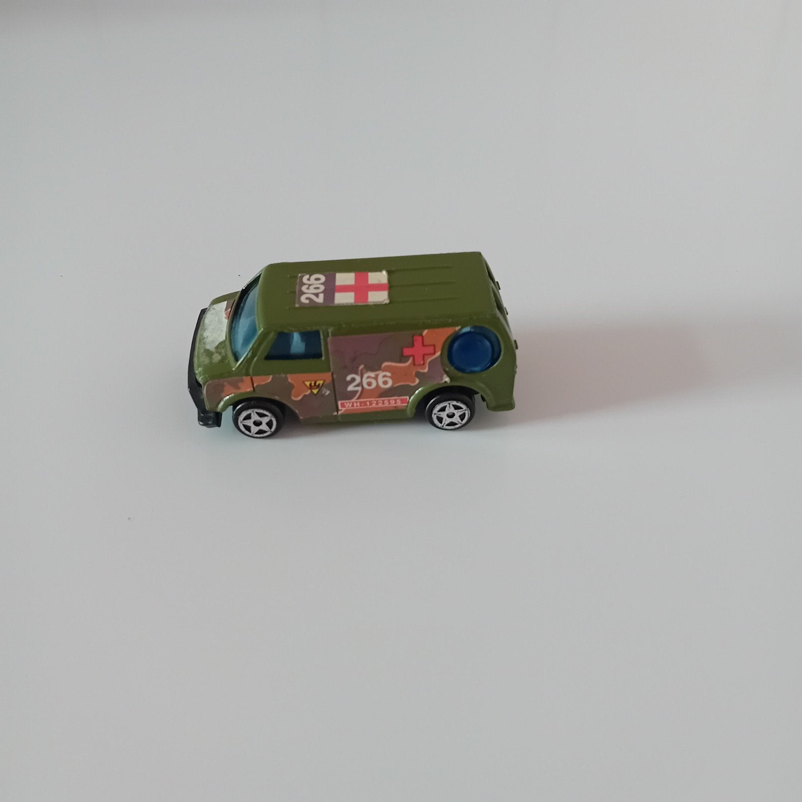 Vintage  Ambulance 266 Groen Militair Speelgoed, Verzenden, Gebruikt, Auto, Overige merken