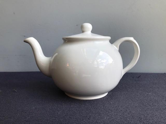 Douwe Egberts theepot (1 liter), Huis en Inrichting, Keuken | Servies, Gebruikt, Overige typen, Ophalen of Verzenden, Effen