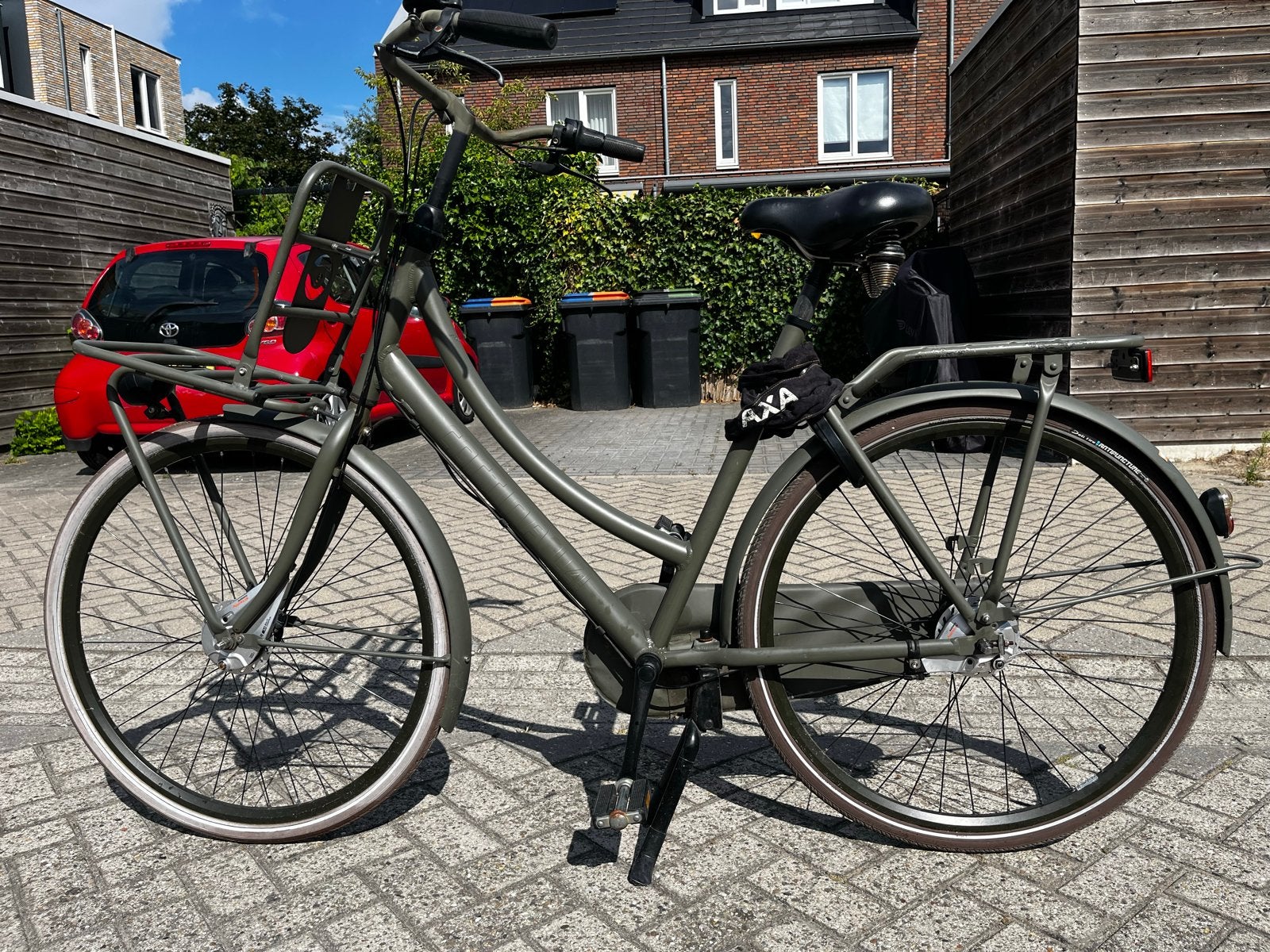 Cortina Transport Family moederfiets, Gebruikt, Dubbele standaard, 0 zitjes, Ophalen