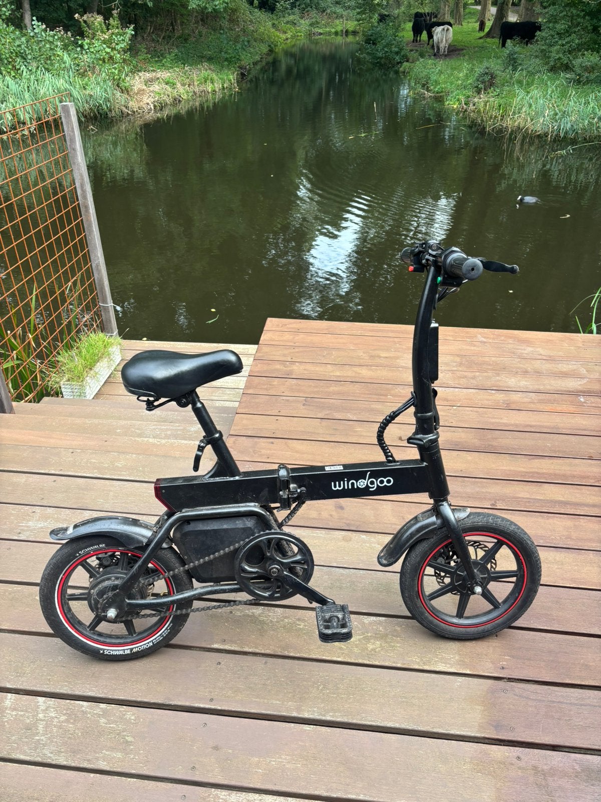 Windgoo b20 elektrische vouwfiets, Ophalen, Zo goed als nieuw