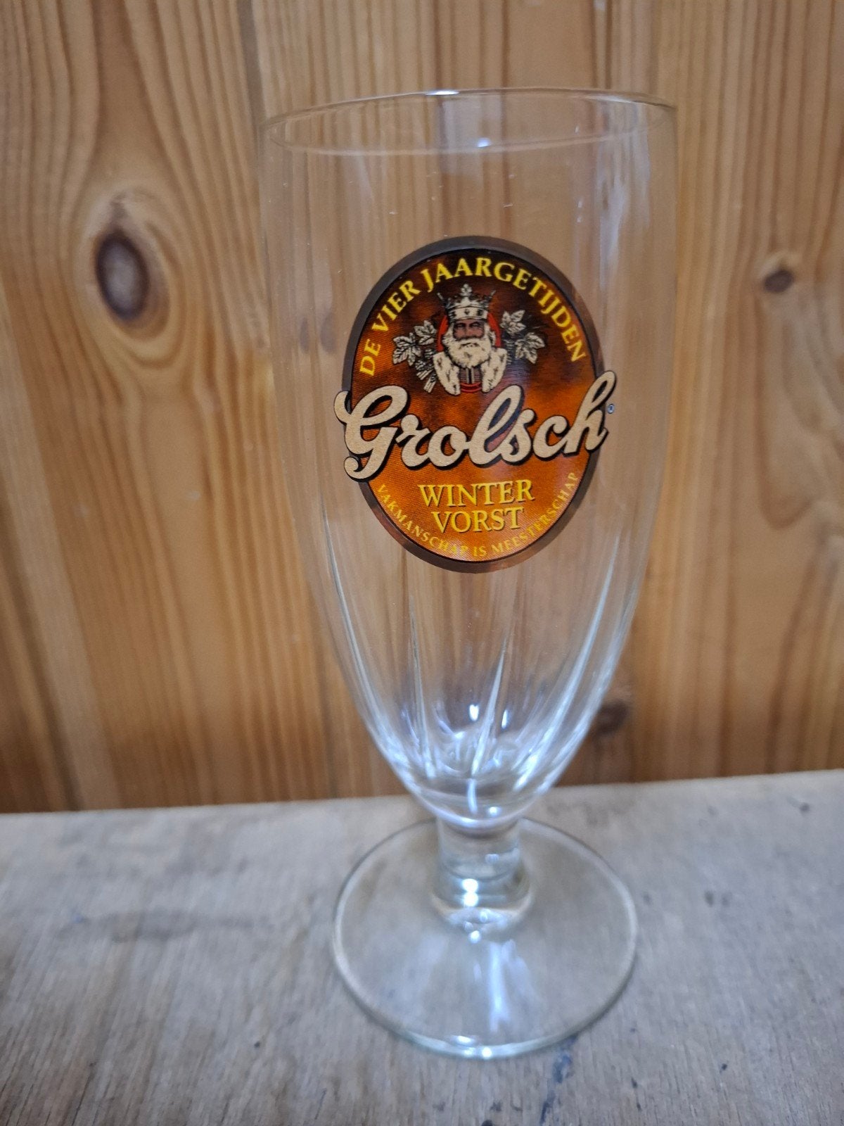 Grolsch wintervorst 11 glazen, Ophalen of Verzenden, Zo goed als nieuw, Glas of Glazen, Grolsch