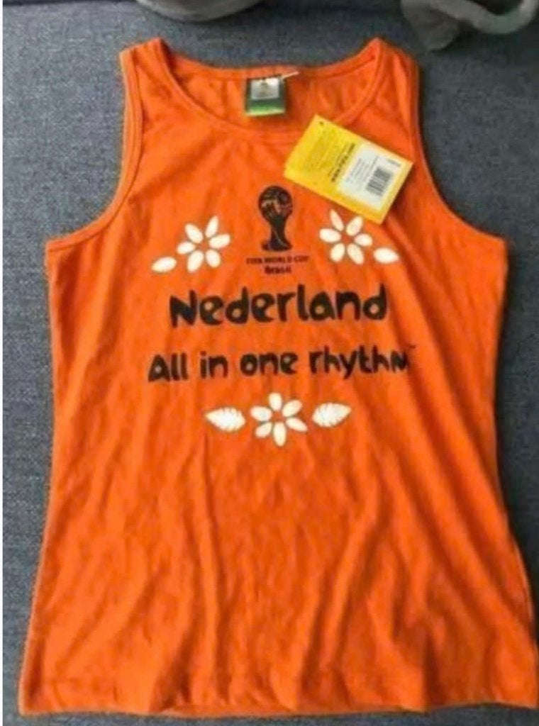 Oranje top in maat 134/140 *nieuw* Koningsdag Voetbal, Ophalen, Nieuw, Jongen of Meisje, Shirt of Longsleeve