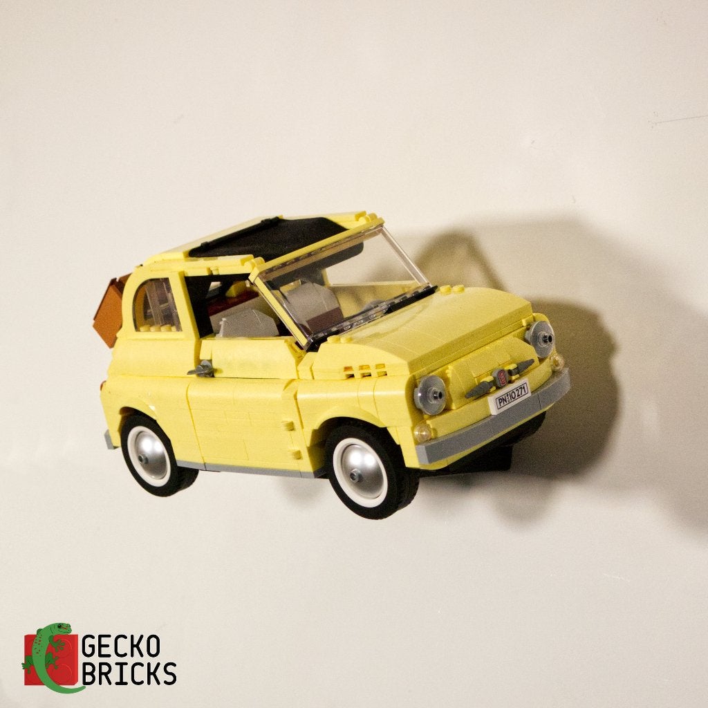Wandbeugel geschikt voor LEGO Fiat 500 77942, Wandhanger, Zwart, Ophalen of Verzenden, Kunststof