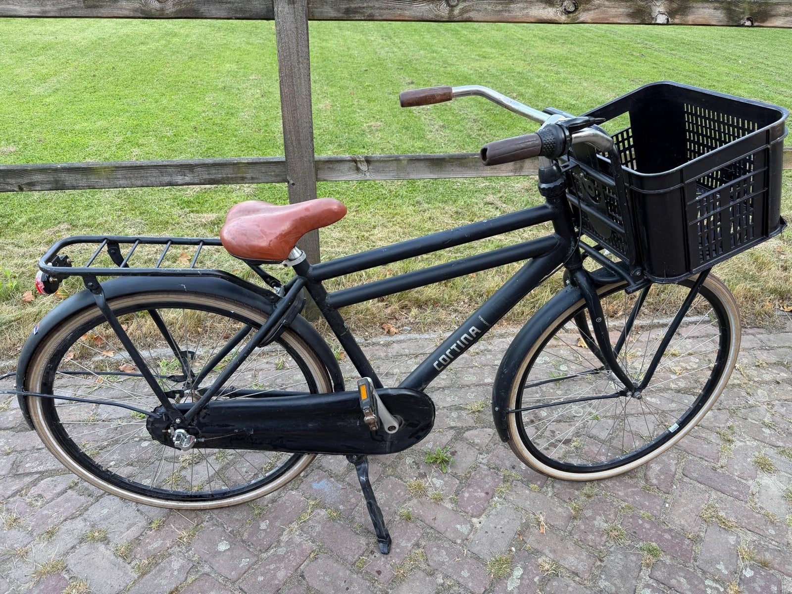 Cortina u4  Jongens - Zwart met Mand - 26 Inch, Ophalen, Gebruikt, Cortina