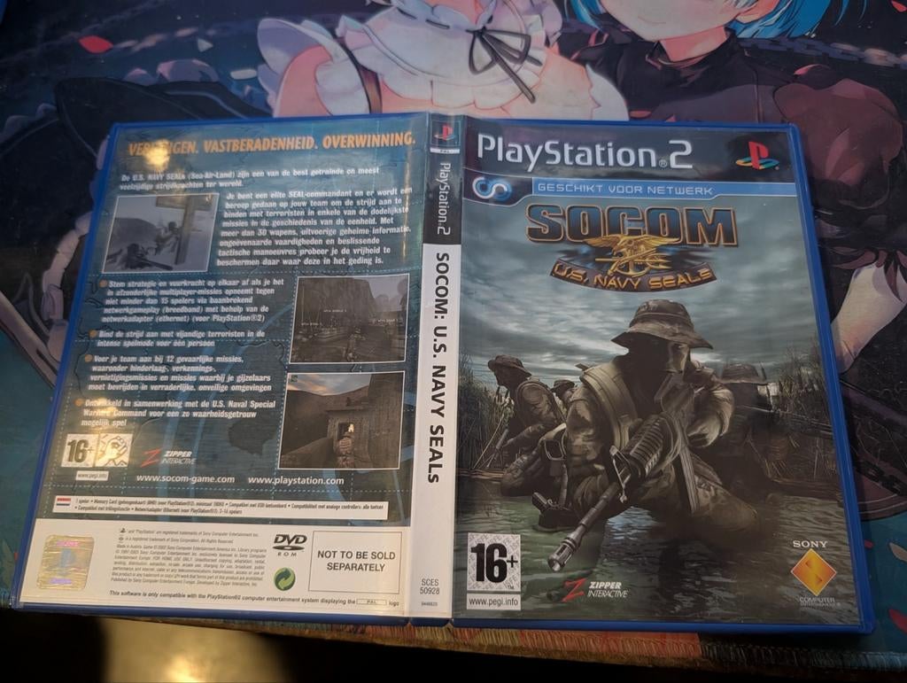 SOCOM: U.S. Navy SEALs - PlayStation 2 (PS2), Online, Gebruikt, Shooter, 1 speler