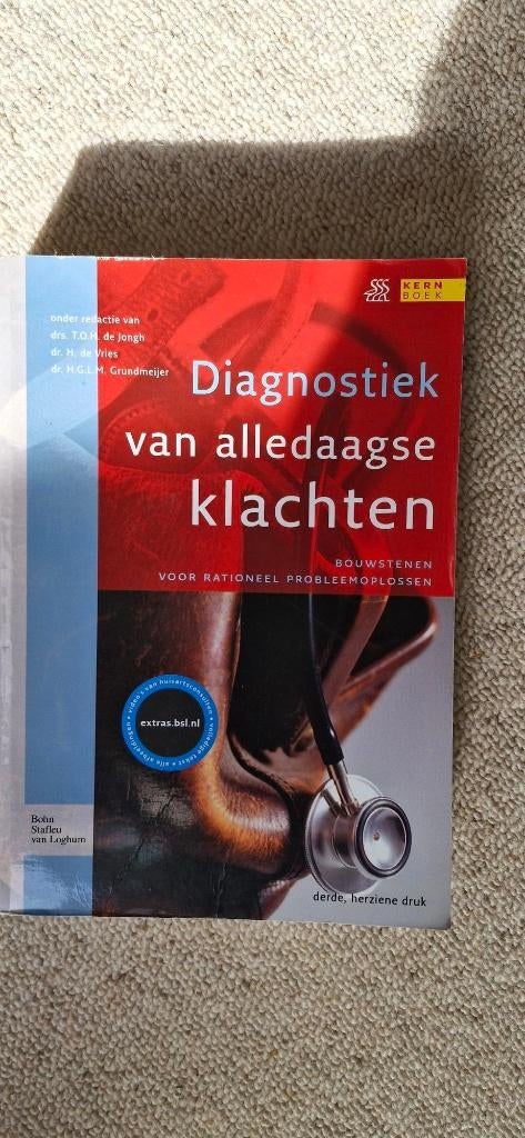 Diagnostiek van alledaagse klachten, Boeken, Studieboeken en Cursussen, Ophalen, Beta, Zo goed als nieuw, HBO