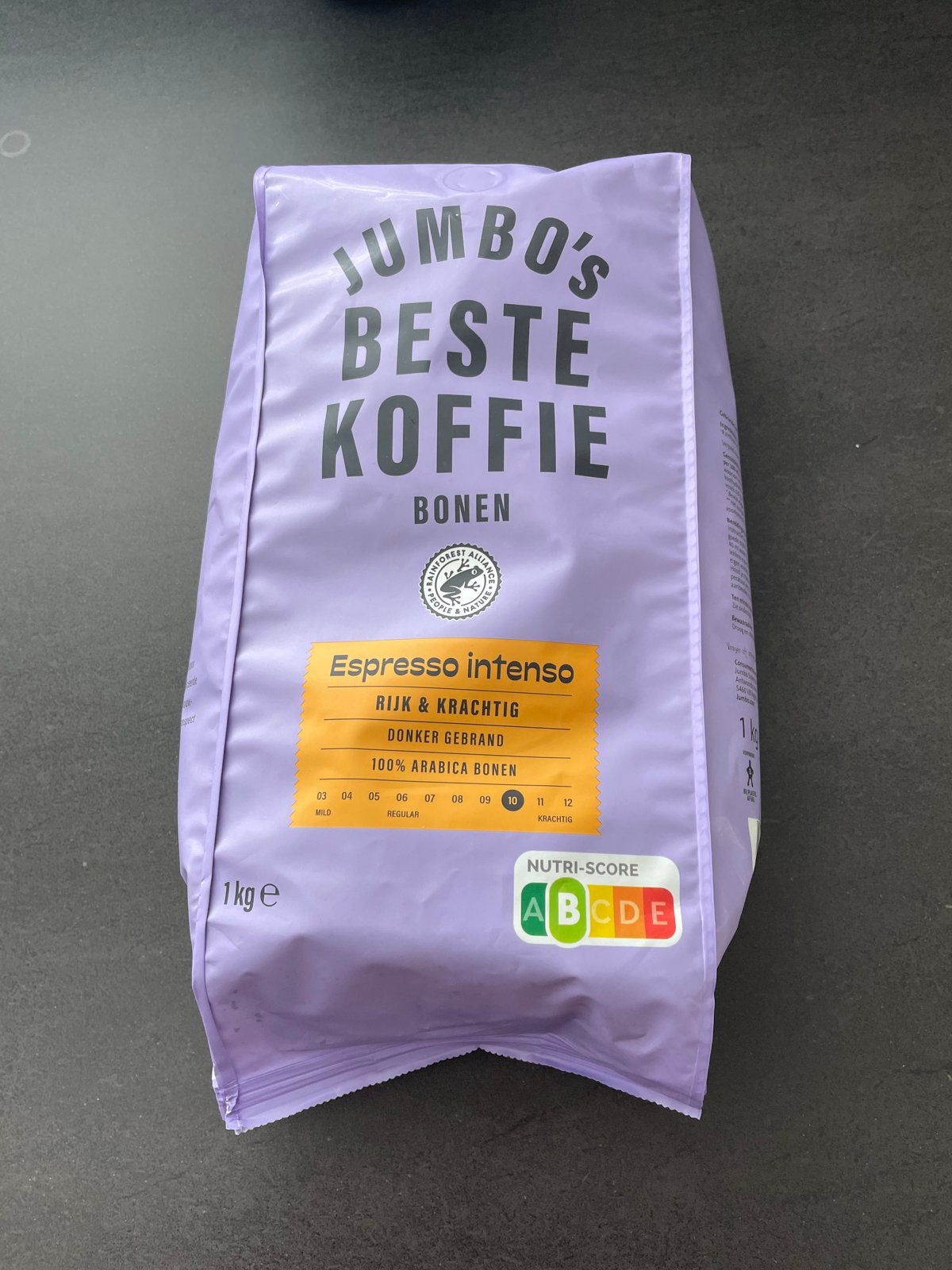 Jumbo koffiebonen, Ophalen