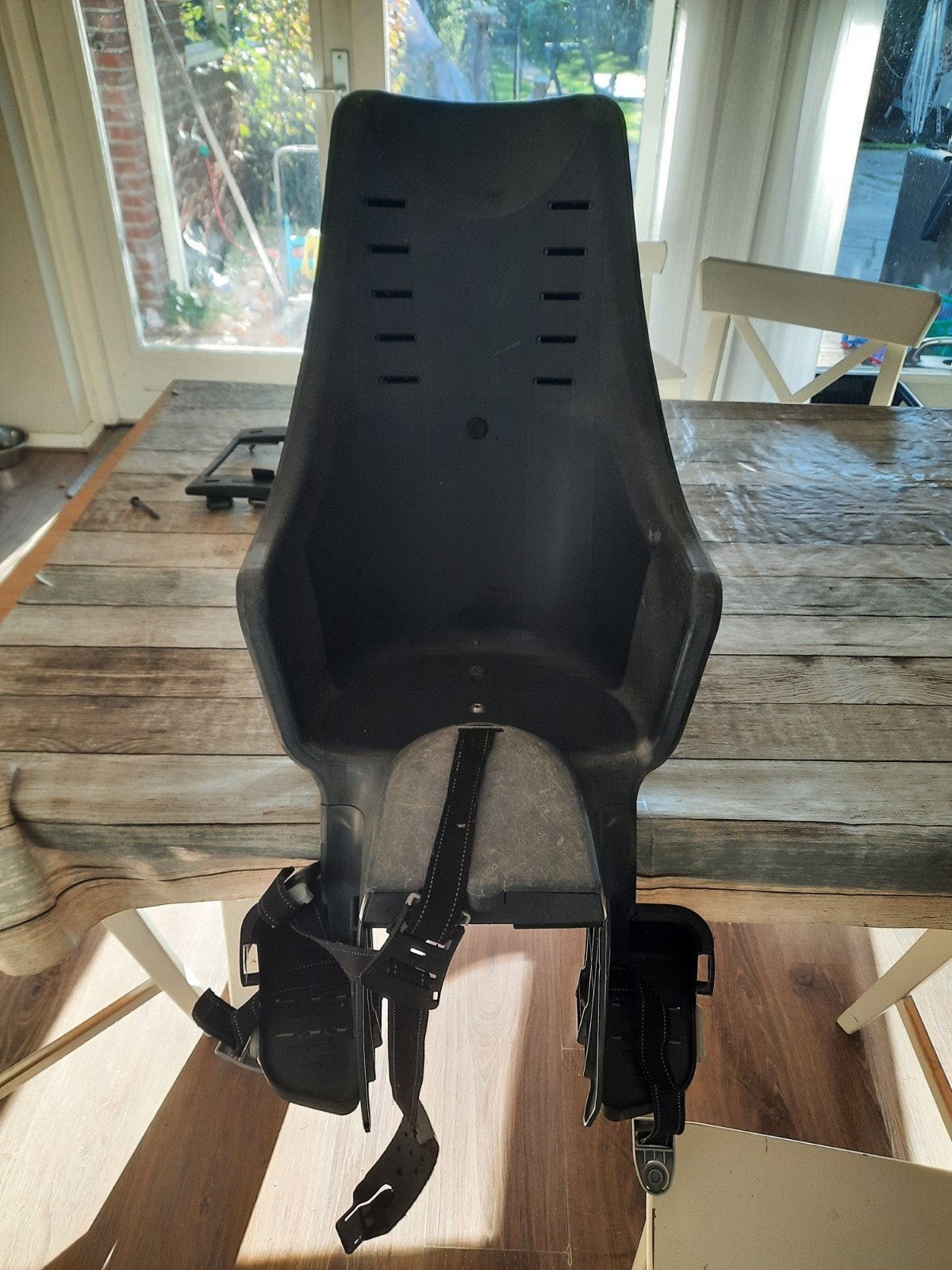 Te koop Bobike fietsstoeltje voor achterop., Achterzitje, Ophalen of Verzenden, 9 t/m 36 kg, Bobike