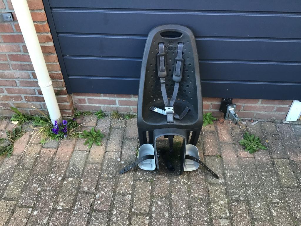 Yepp fietszitje achterzitje achterop, Ophalen, Achterzitje, Yepp, 9 t/m 18 kg