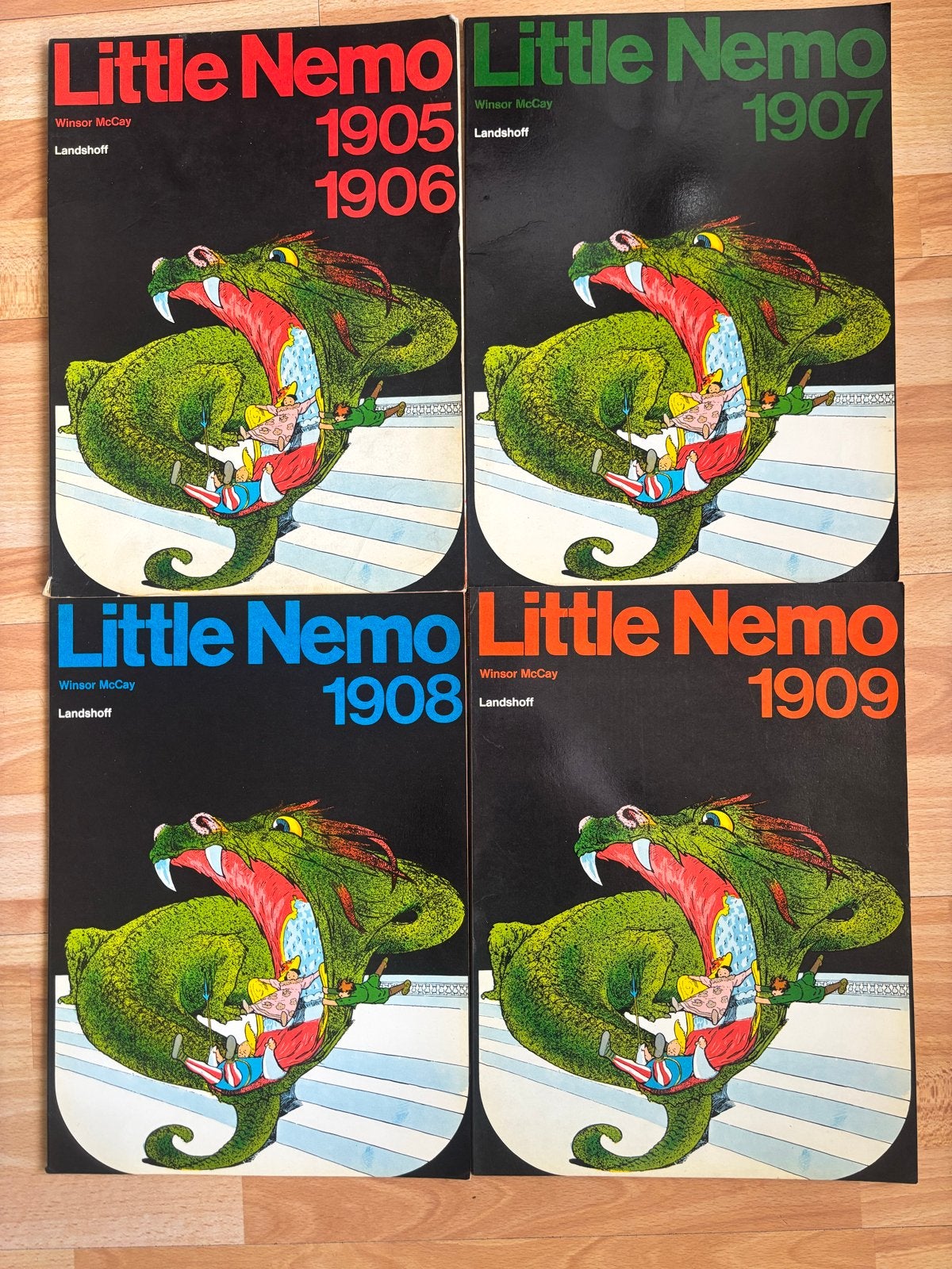 Little Nemo Complete Serie 1905-1909 - W. McCay, Complete serie of reeks, Ophalen of Verzenden, Gelezen