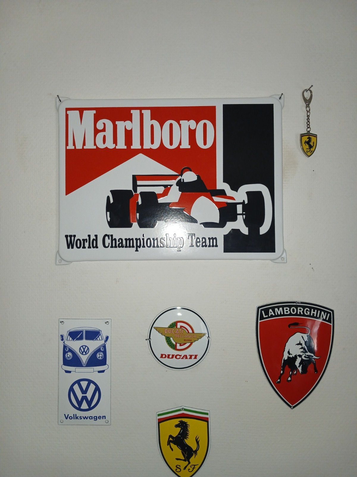 email plaat f1 marlboro, Verzenden, Formule 1