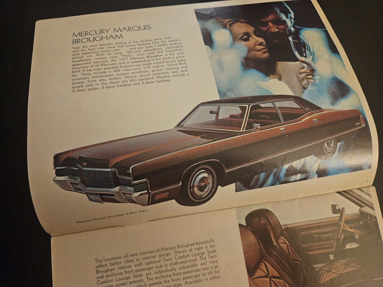 Brochure Mercury 1971 USA, Boeken, Ophalen of Verzenden, Zo goed als nieuw, Overige merken