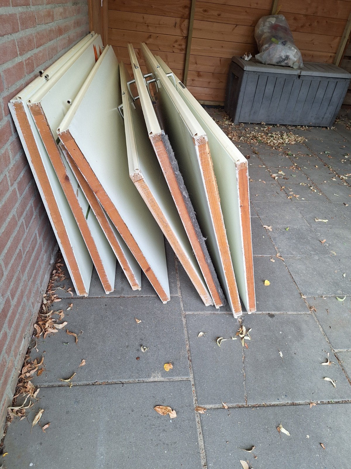 8 opdek binnendeuren, diverse maten en draairichting, Ophalen, Gebruikt, 80 tot 100 cm, Binnendeur