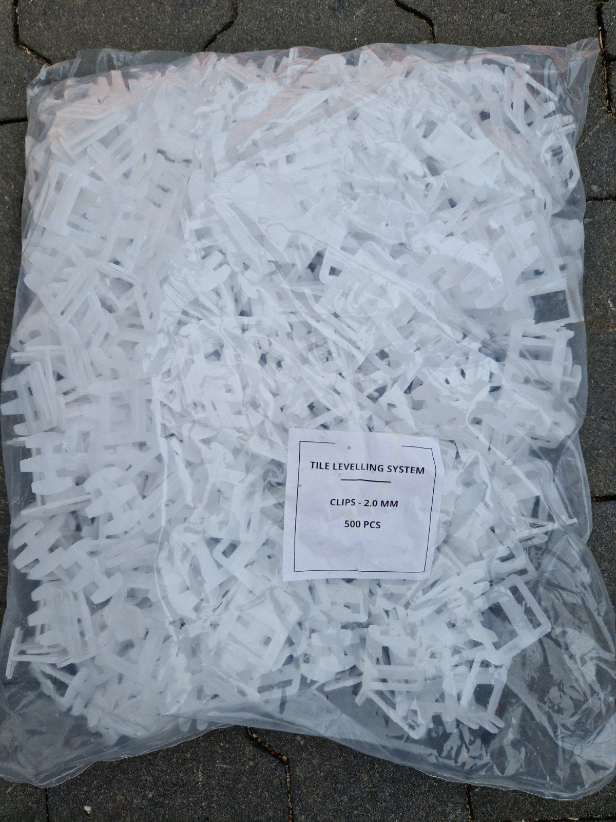 Tegel uitlijn clips 2mm - 10 zakken van 500 stuks, Ophalen of Verzenden