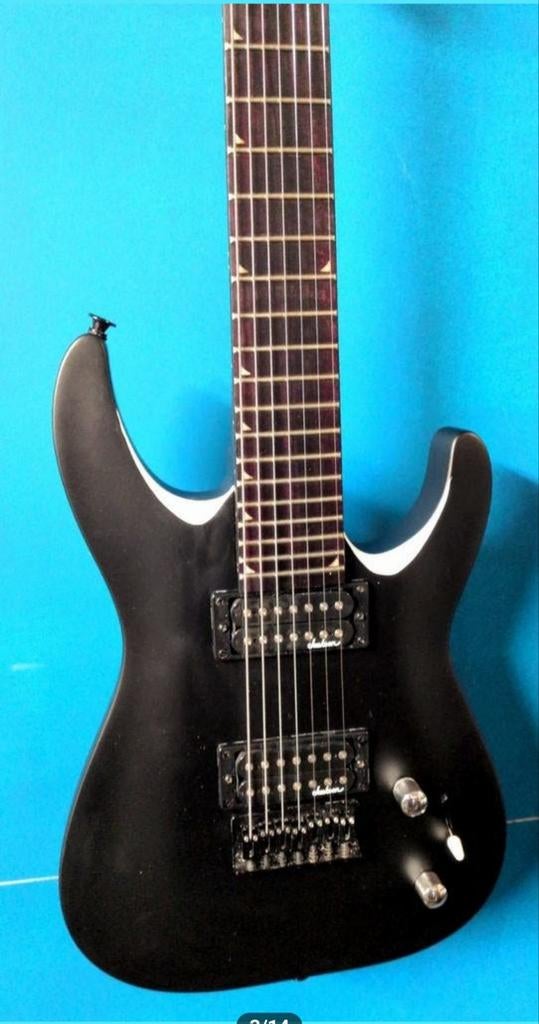 Jackson 7 string gitaar, Ophalen of Verzenden, Zo goed als nieuw, Overige typen, Met (piezo-)element