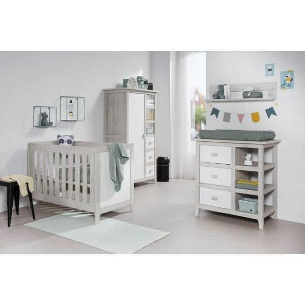 TWF Nice babykamer incl. matras en aerosleep mat + hoeslaken, Ophalen, Gebruikt, Jongetje of Meisje