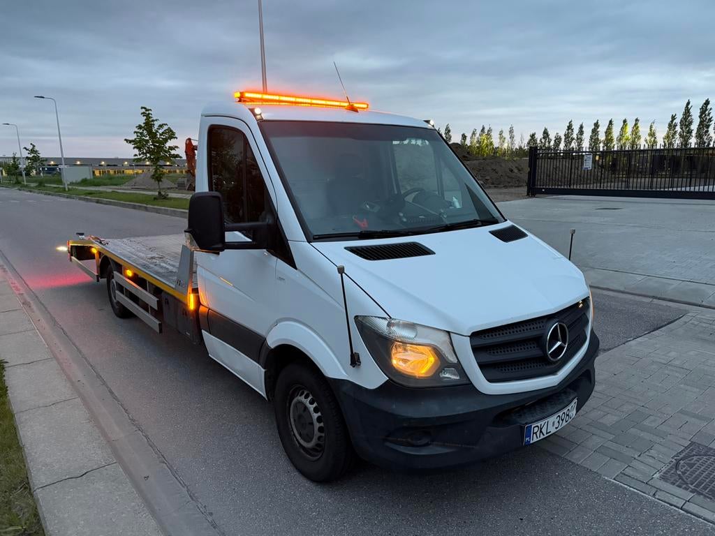 Mercedes Sprinter 2.2 150PK oprijwagen luchtvering 1450KG!, Ophalen of Verzenden