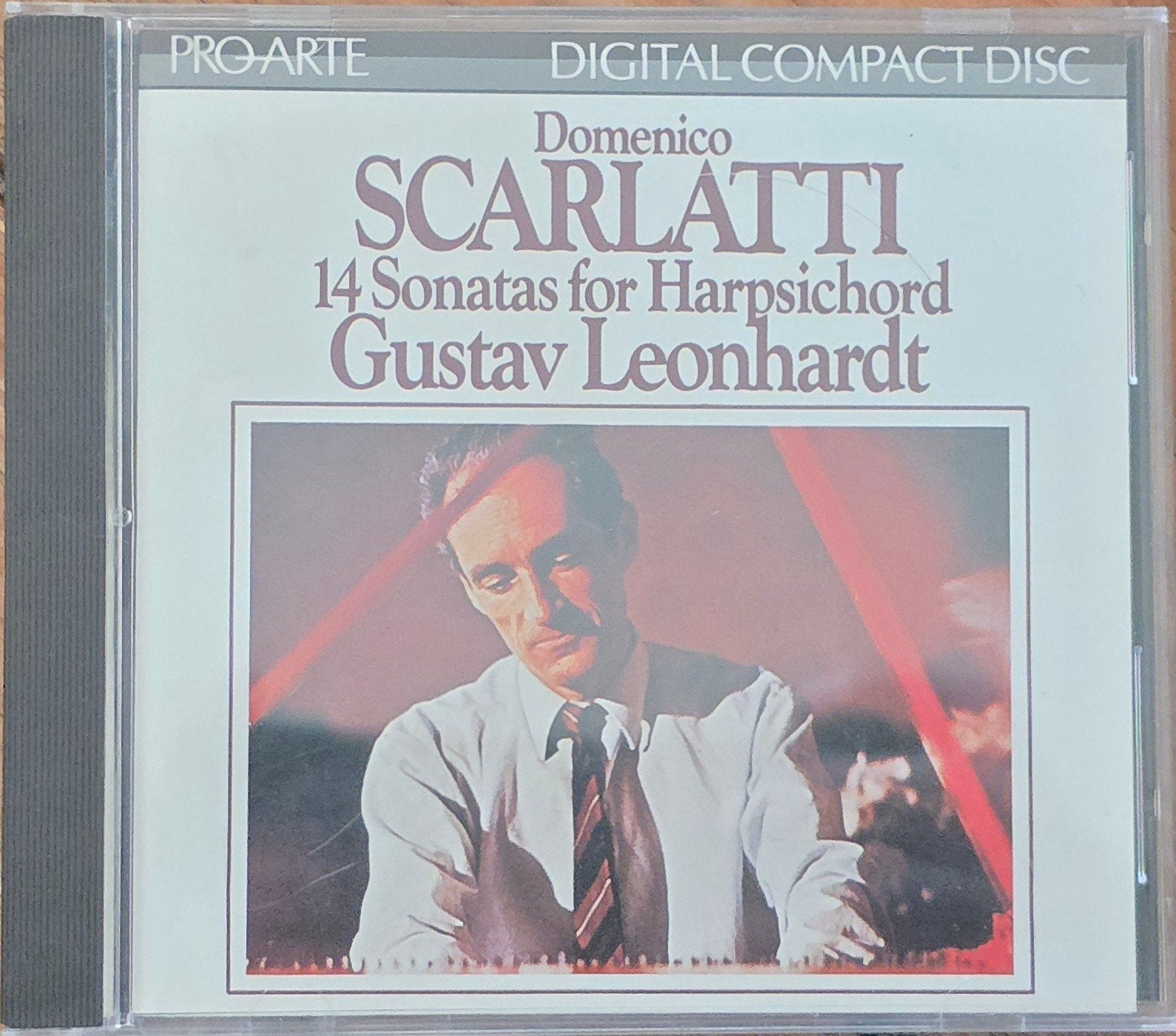 Domenico Scarlatti: 14 Sonates  - Gustav Leonhardt, Cd's en Dvd's, Kamermuziek, Overige componisten, Inclusief doosje, Ophalen of Verzenden