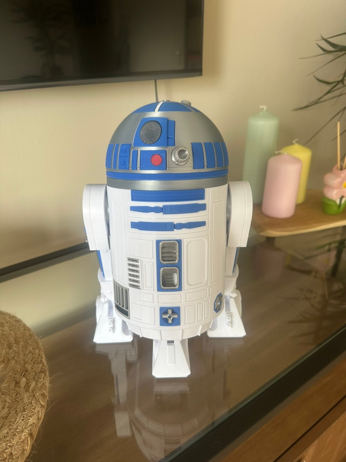 3D geprinte R2D2 | +- 35cm hoog, Ophalen of Verzenden, Zo goed als nieuw, Overige typen