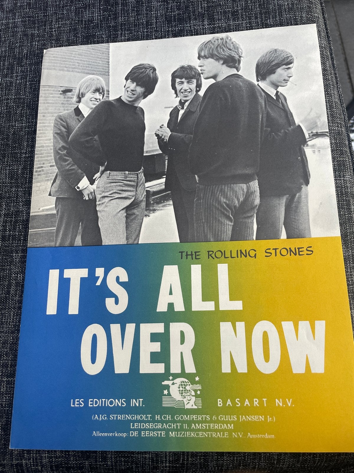 The Rolling Stones - It's All Over Now bladmuziek, Muziek en Instrumenten, Bladmuziek, Gebruikt, Ophalen of Verzenden, Piano, Rock en Metal