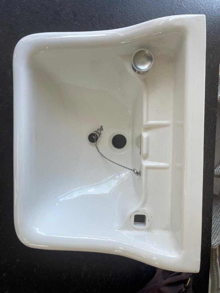 retro wasbak, Ophalen of Verzenden, Gebruikt, Wastafel