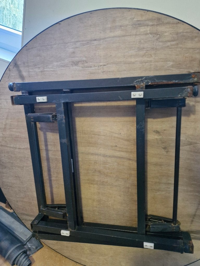 uitklapbare tafel, Ophalen, Rond, Zo goed als nieuw, Vijf personen of meer