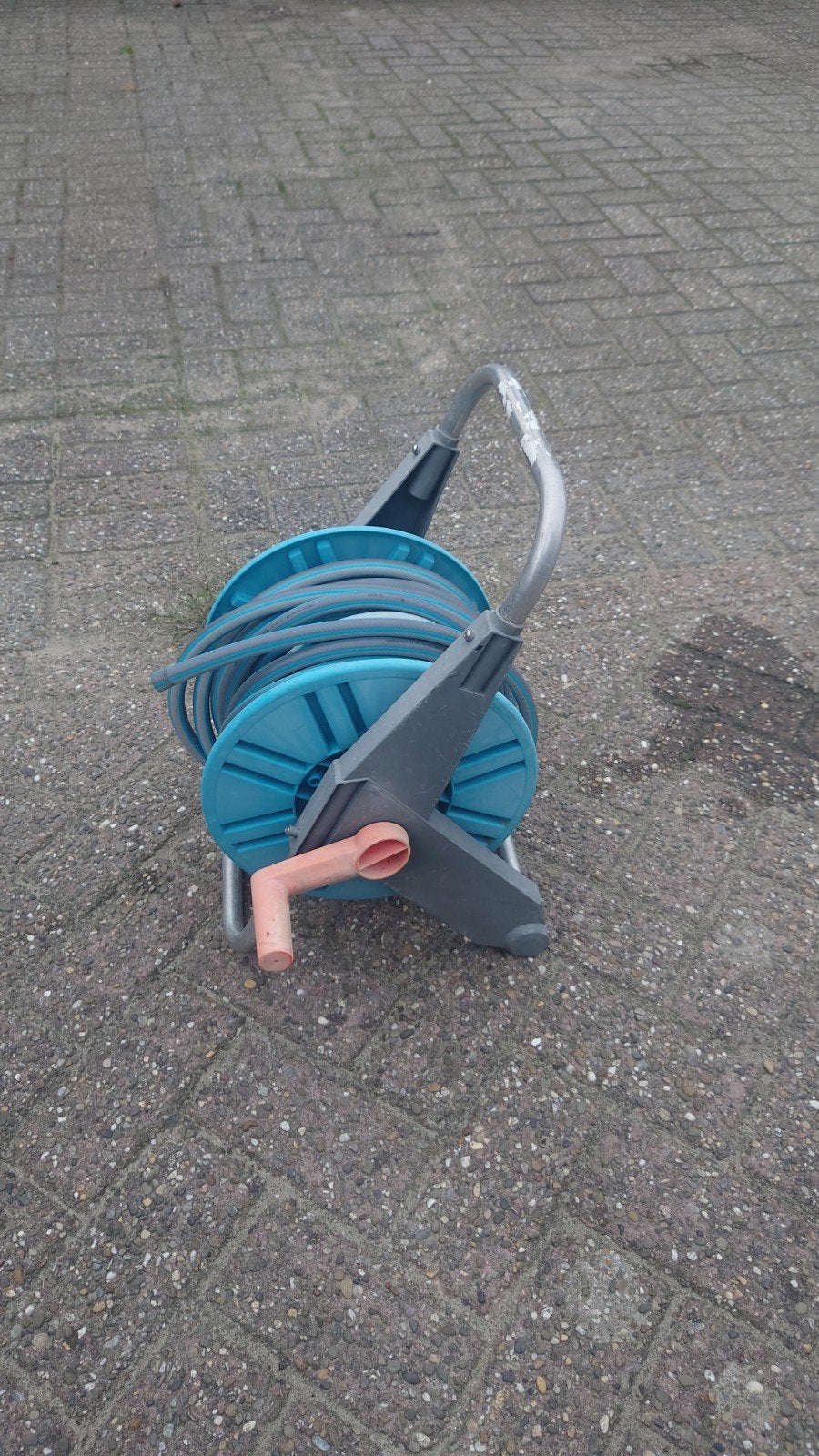 gardena 20 meter tuinslang op haspel met wieltjes, Tuin en Terras, Ophalen, Gebruikt, Tuinslang