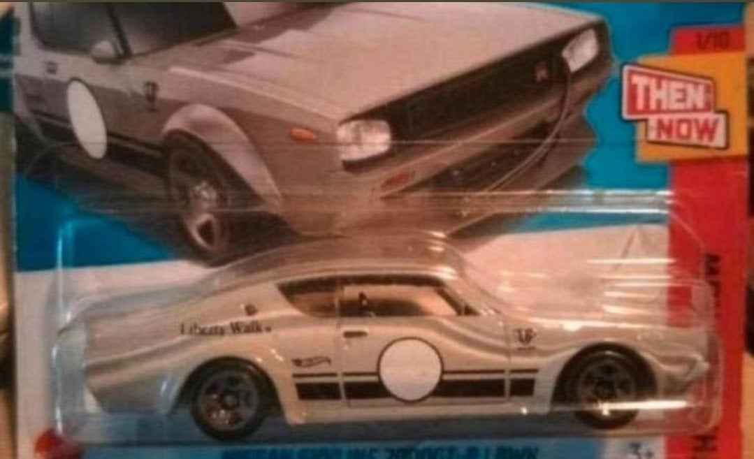 DATSUN NISSAN 2000 SKYLINE hotwheels, Ophalen of Verzenden, Nieuw, Auto