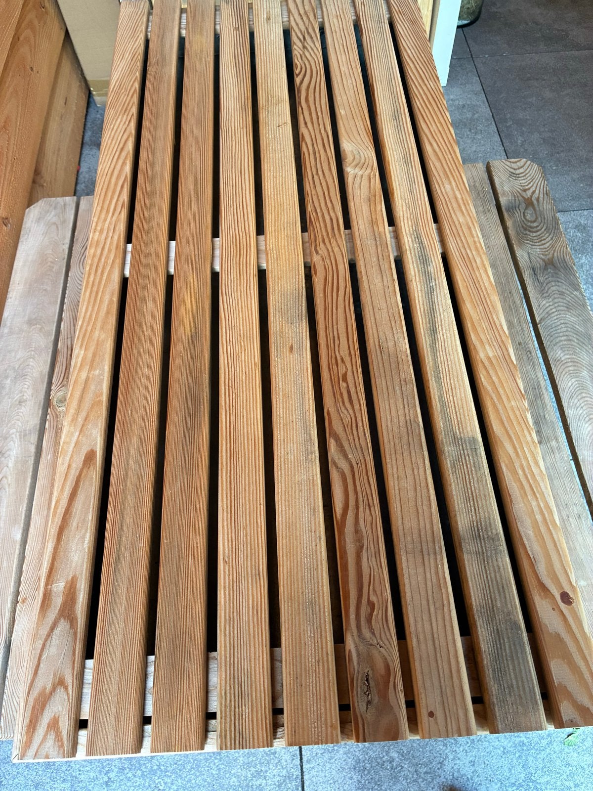 Kinderpicknicktafel met zandbak/speelbak - Zo goed als nieuw, Ophalen, Zo goed als nieuw