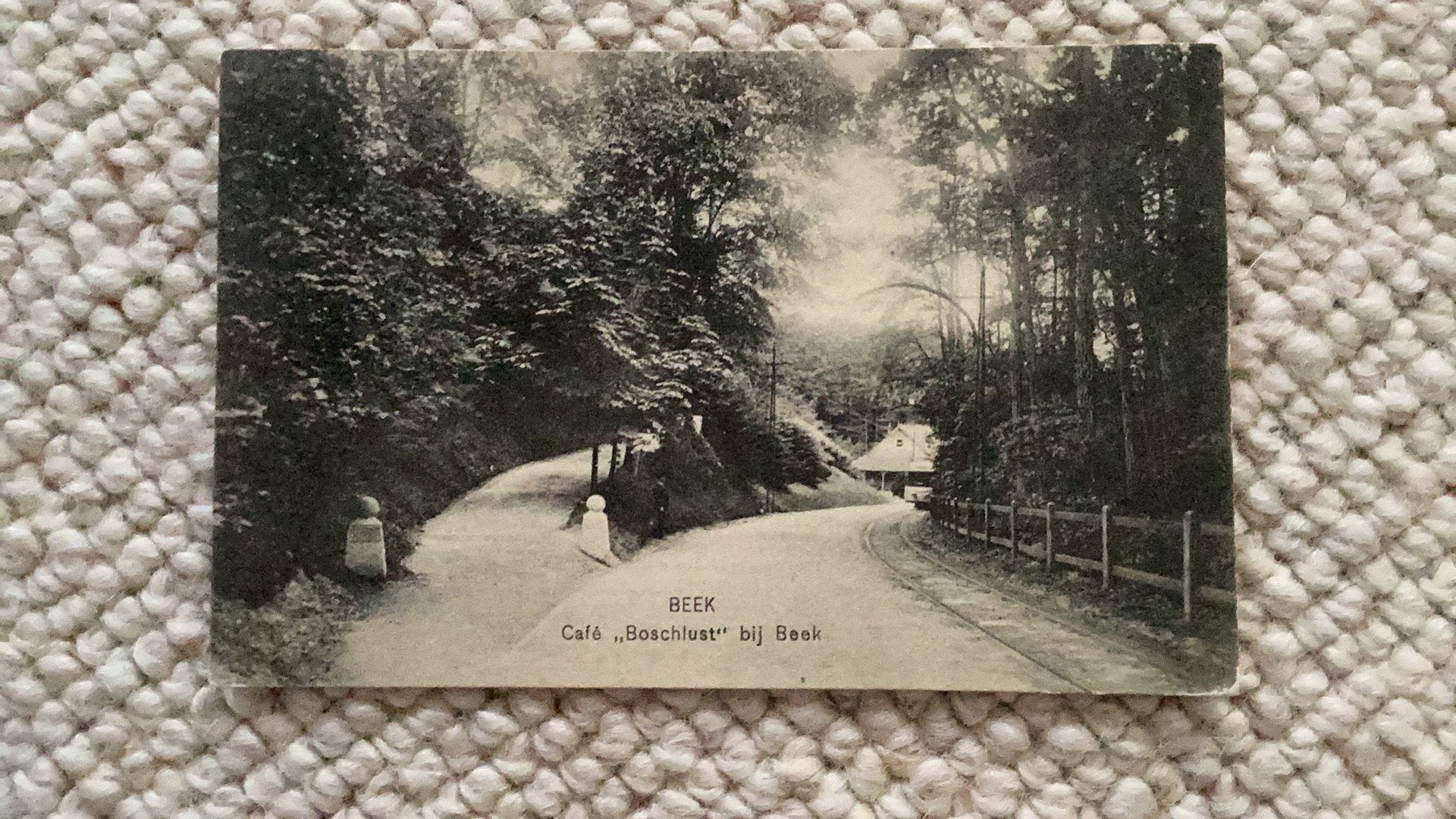 Ansichtkaart Beek Café Boschlust 1917. 987, Ophalen of Verzenden, Voor 1920, Gelopen, Gelderland