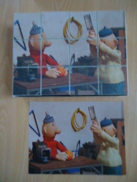 Buurman en Buurman blokken puzzel, Ophalen of Verzenden, Zo goed als nieuw