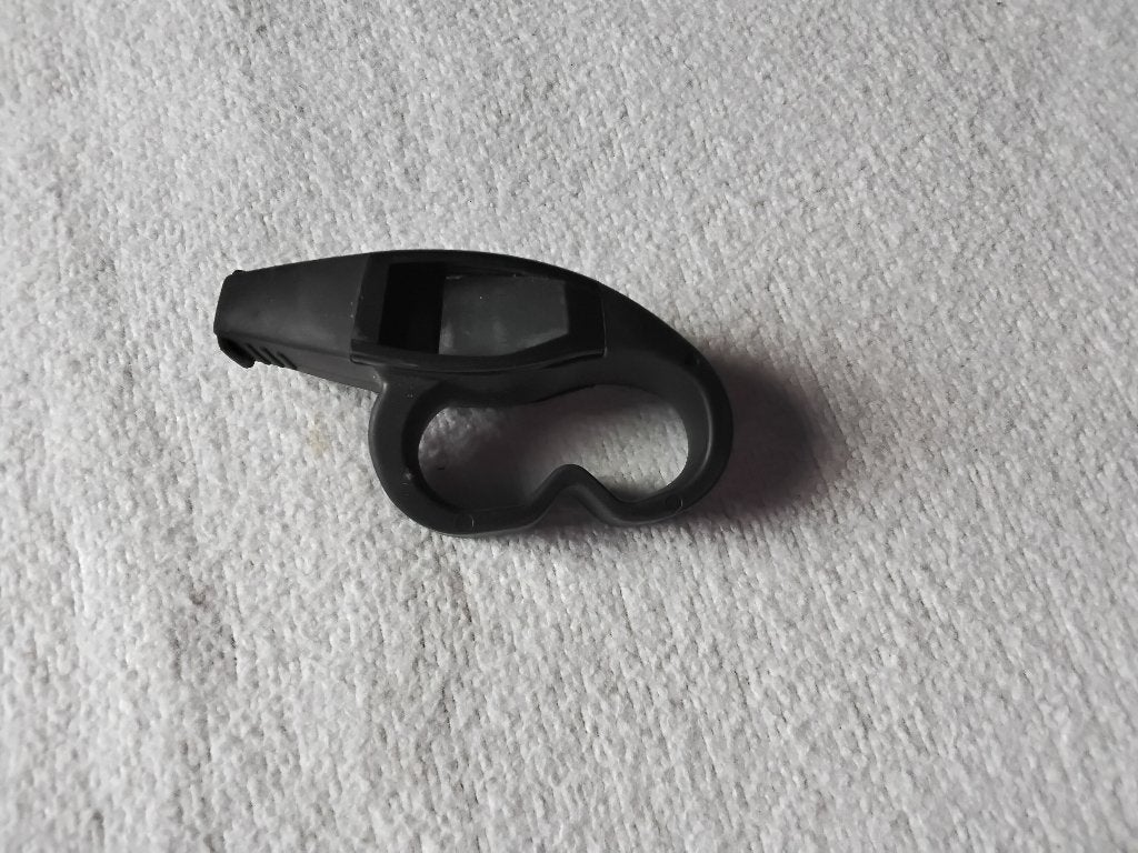 scheidsrechterfluit Fox 40 Caul w fingergrip zwart, Maat XS of kleiner, Ophalen of Verzenden, Nieuw, Overige typen