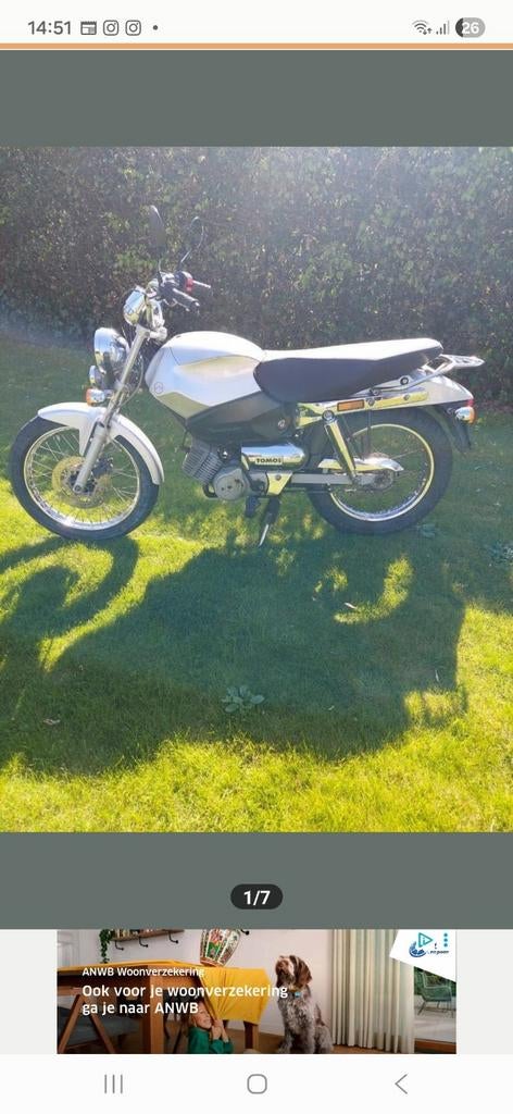 Tomos streetmate, Fietsen en Brommers, Ophalen, Standard