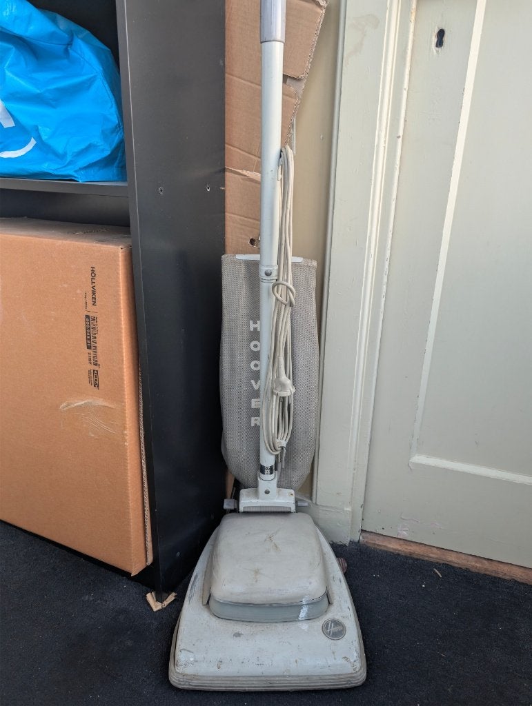 Vintage Hoover Senior 652A, Overige merken, Gebruikt, Minder dan 1200 watt, Steelstofzuiger