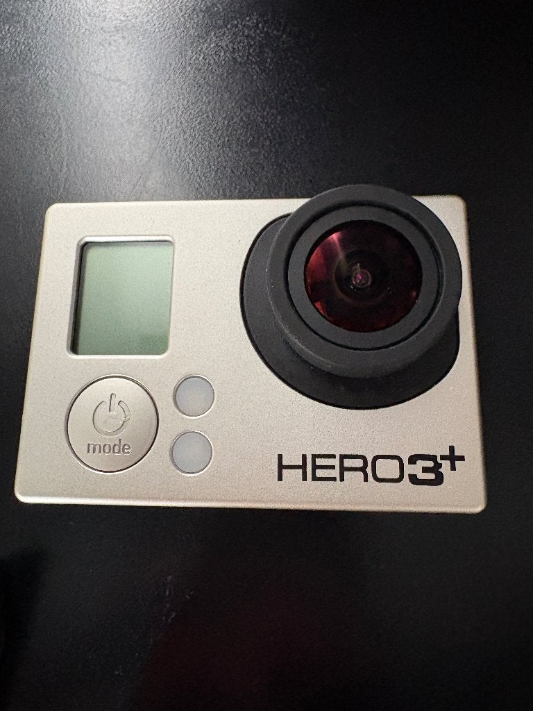 Goed werkend GoPro Hero 3+, vele accessoires + fisheyelens, Audio, Tv en Foto, Actiecamera's, Ophalen of Verzenden, Zo goed als nieuw