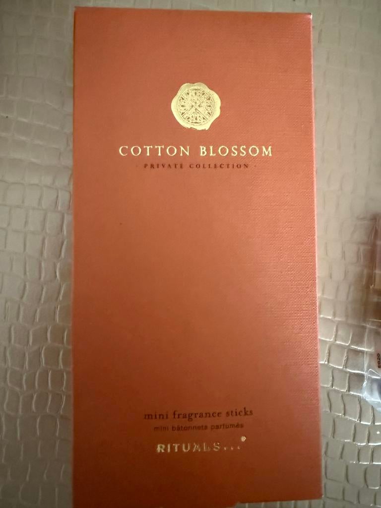 Rituals Cotton Blossom Mini Geurstokjes, Ophalen of Verzenden, Nieuw, Oranje