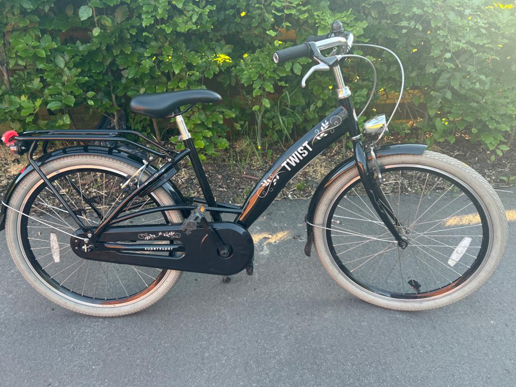 Mooie Twist fiets met goede remmen, zo goed als  nieuw, Velgrem, Zo goed als nieuw, 50 tot 53 cm, Ophalen
