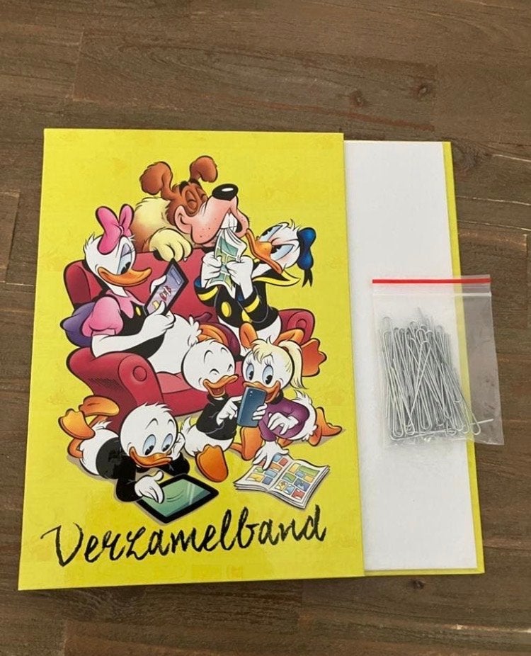 Donald Duck Verzamelband met paperclips, Verzamelen, Ophalen, Zo goed als nieuw