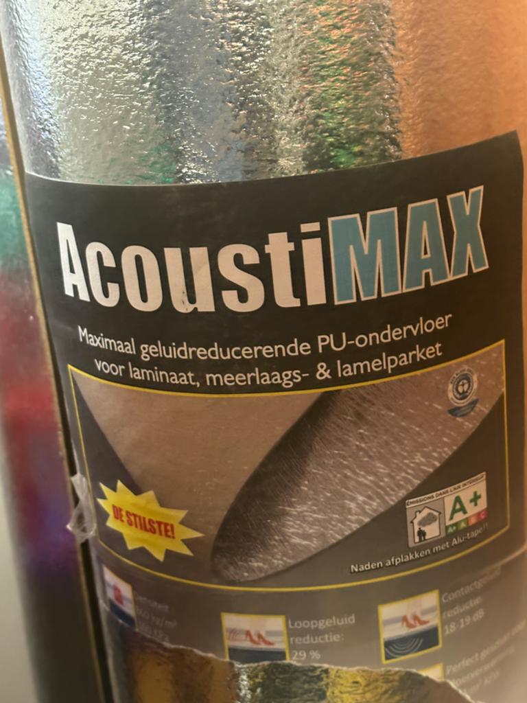 Acoustimax ondervloer, Ophalen, Overige materialen, 30 cm of meer, Overige typen