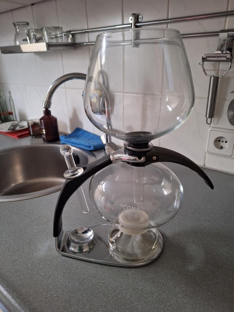 '"Cona" Size D  is een koffiezetter van glas!!, Ophalen, Zo goed als nieuw, Overige typen
