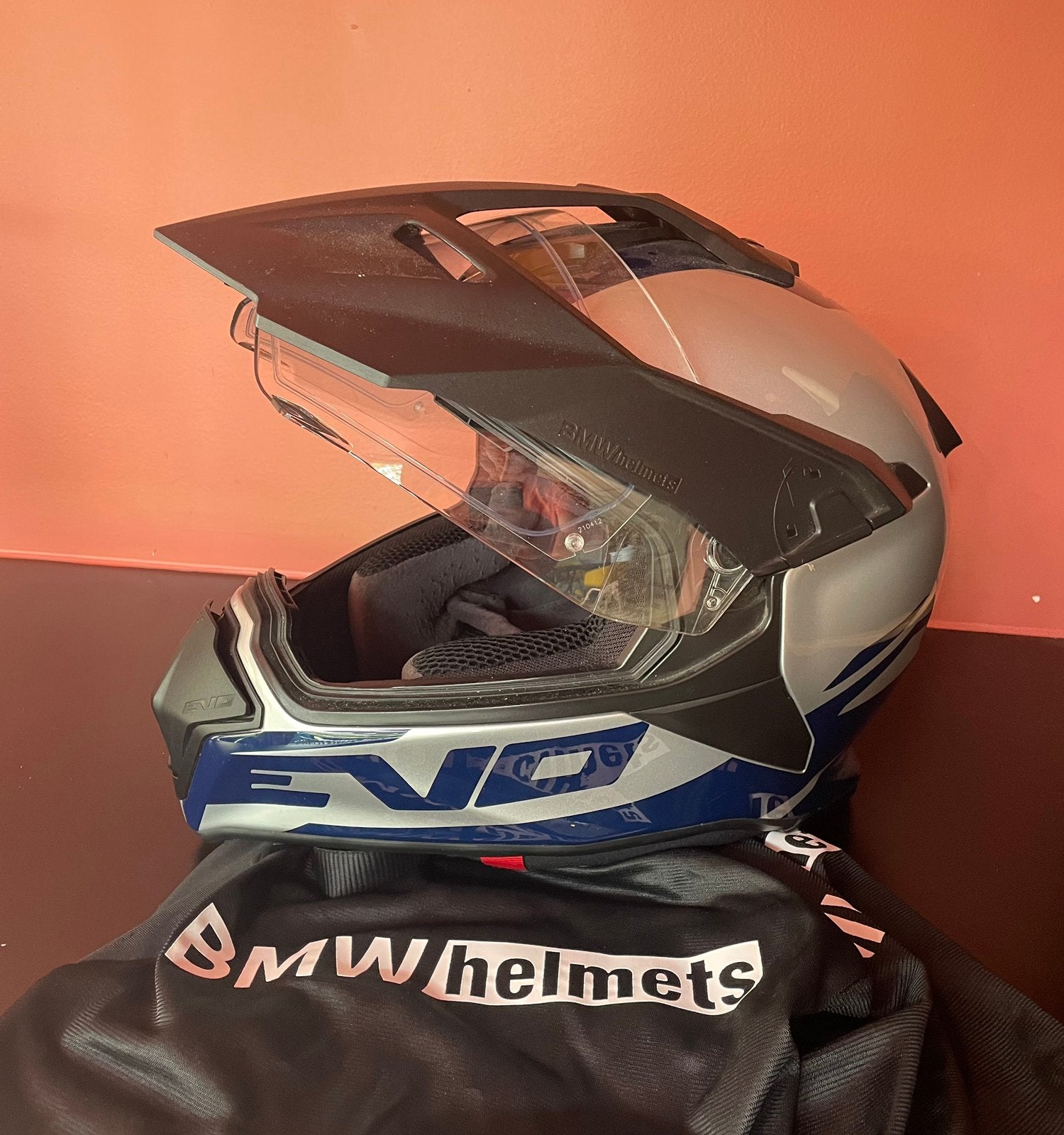 BMW GS Carbon EVO helm maat 58/59 L, Overige merken, Ophalen of Verzenden, L, Tweedehands