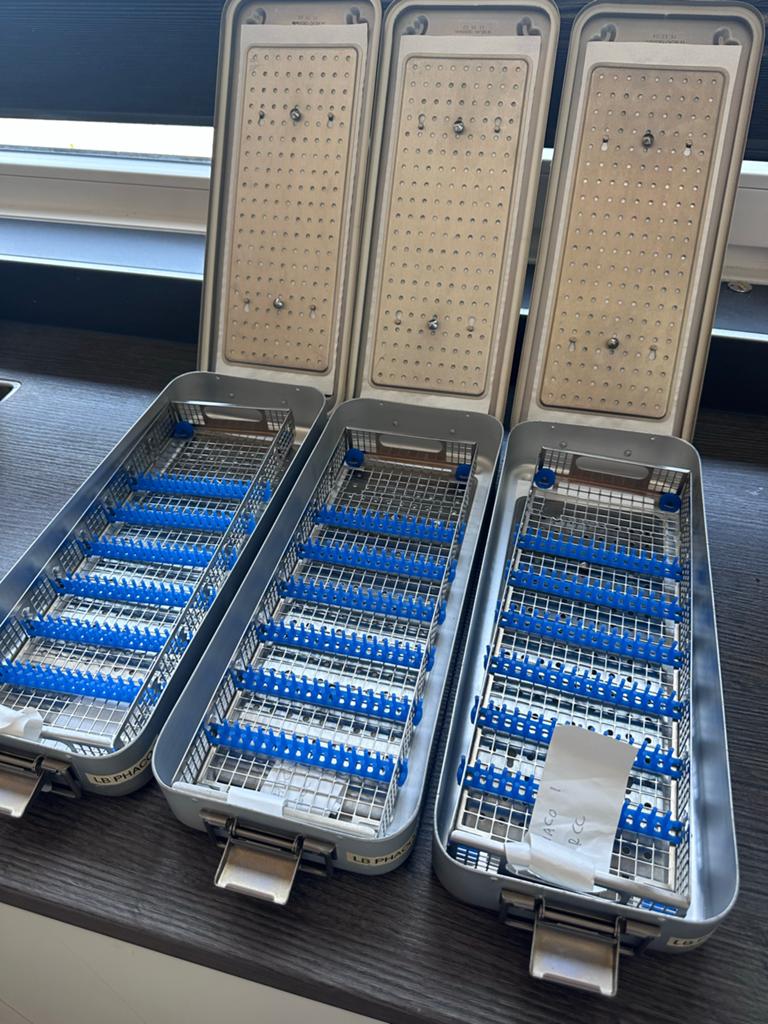 Casettes autoclaaf sterilisatie, Ophalen
