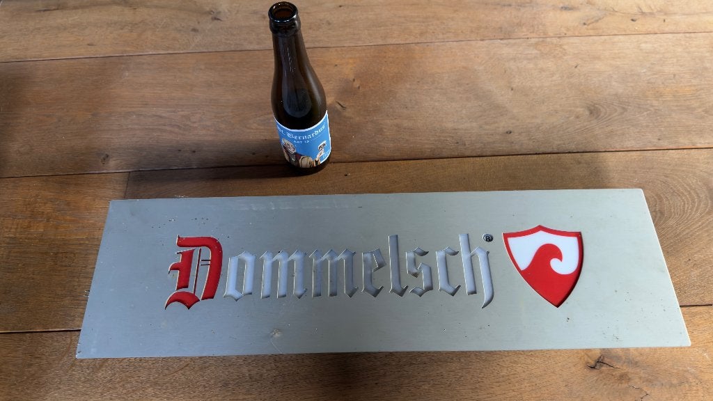 Dommelsch bier lichtreclame, Ophalen, Gebruikt, Overige typen, Dommelsch