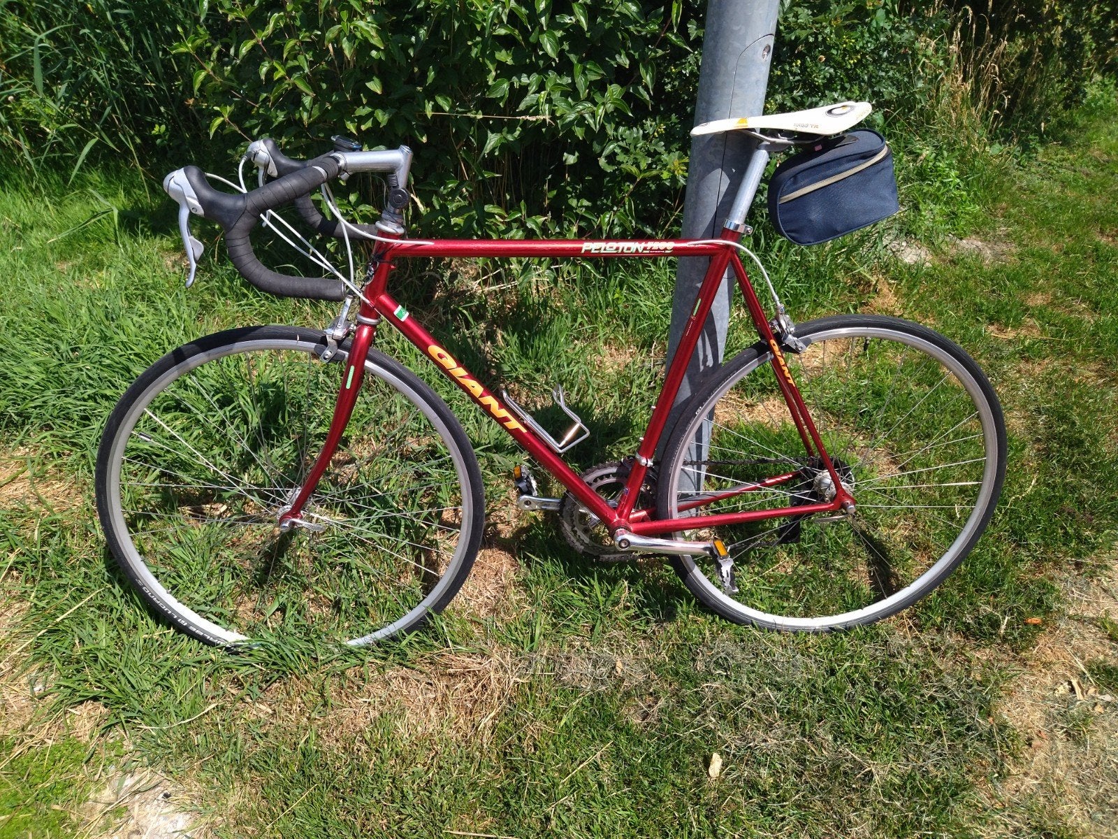 Retro Giant Peloton 7200 racefiets - Voor derailleur defect, Fietsen en Brommers, Ophalen