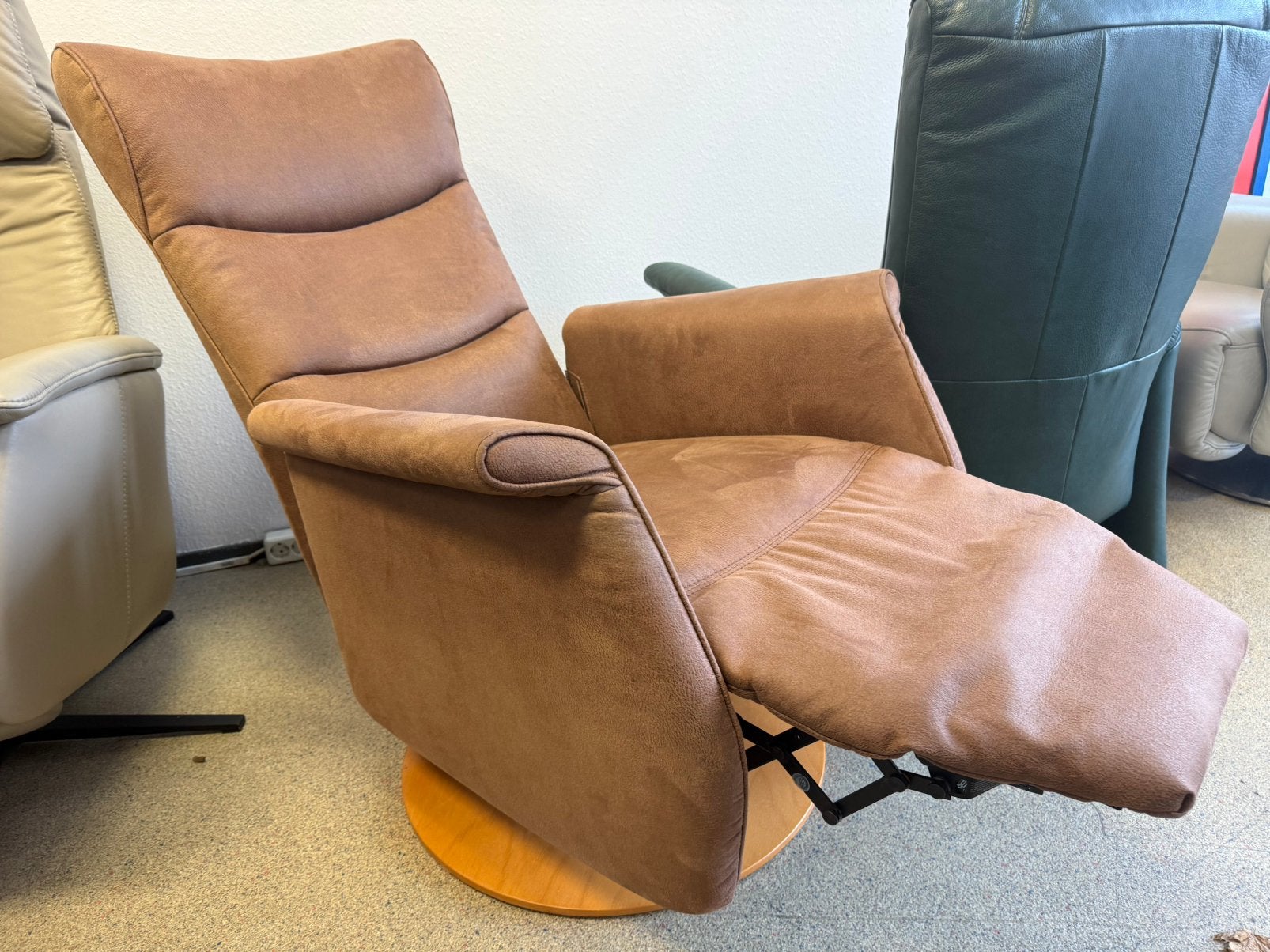 Prominent relaxfauteuil relax stoel gratis bezorging, Ophalen of Verzenden, Zo goed als nieuw, Minder dan 75 cm, 50 tot 75 cm
