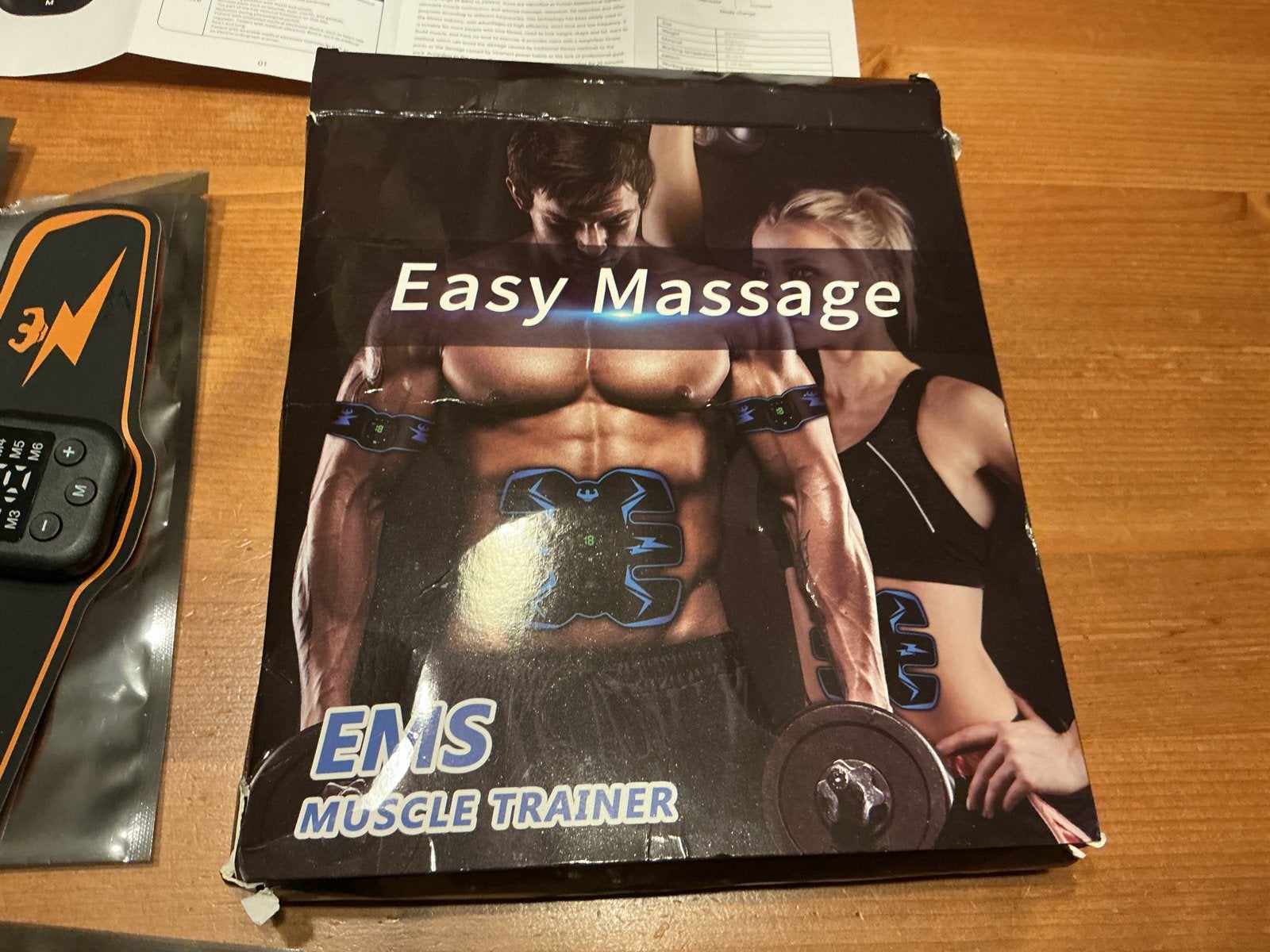 Easy Massage EMS Muscle Trainer - Spierstimulator, Sport en Fitness, Ophalen of Verzenden, Nieuw, Apparaat