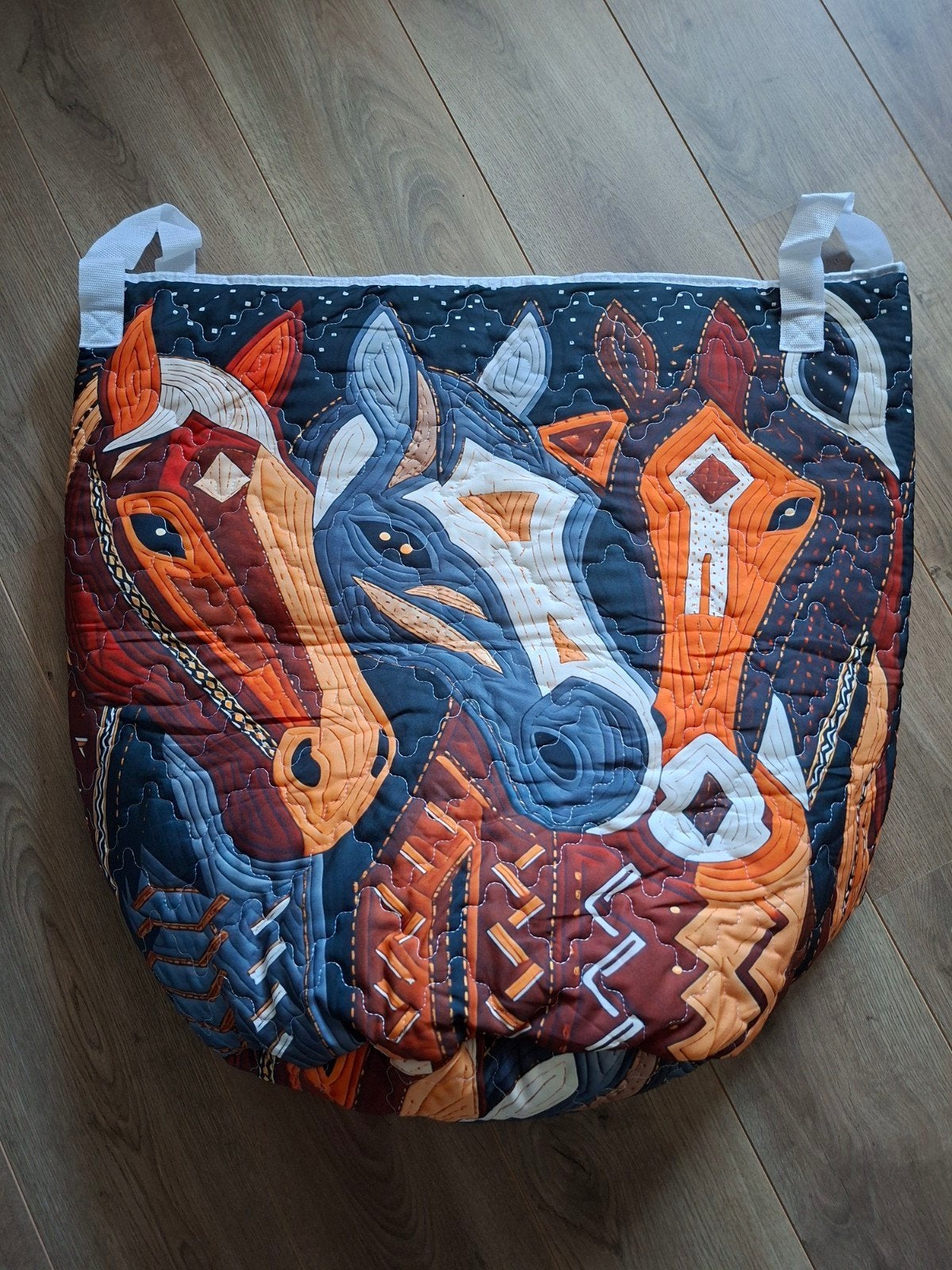 paardenhoofden mand, Huis en Inrichting, Ophalen of Verzenden, Nieuw, Rond