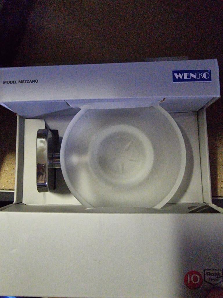 Wenko Mezzano Zeepbakje - Nieuw in Doos, Ophalen of Verzenden, Nieuw, Wit, Overige typen